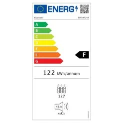 Vinovilla Grande 127 Built-in Uno Weinkühlschrank 320 Ltr 127 Fl. LED -Haushaltsgeräte 10034524 energy label