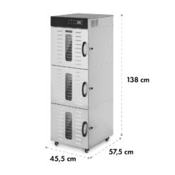 Master Jerky 550 Dörrautomat 2400W 40-90 °C 24h-Timer Edelstahl Silber -Haushaltsgeräte 10034546 yy 0008 dimensions