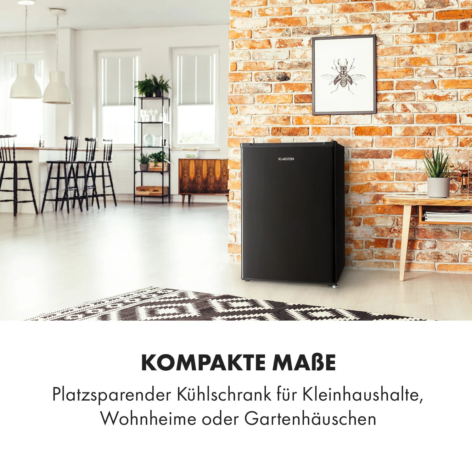 Delaware Kühlschrank 75 Liter 4-Liter-Gefrierfach Kompression 2 Delaware Kühlschrank 75 Liter 4-Liter-Gefrierfach Kompression – Bild 2