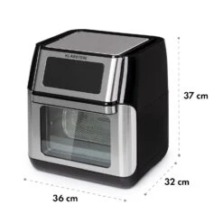 AeroVital Fry Heißluftfritteuse 1500W 10l Timer 9 Programme -Haushaltsgeräte 10034575 yy 0011 dimensions