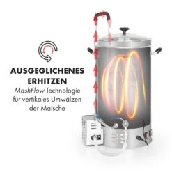 Brauheld Pro Maischekessel 2500W 30L 30-100°C Umwälzpumpe Edelstahl -Haushaltsgeräte 10034586 de 0004 logo