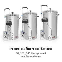 Brauheld Pro Maischekessel 2500W 30L 30-100°C Umwälzpumpe Edelstahl -Haushaltsgeräte 10034586 de 0007 logo