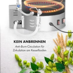 Brauheld Pro Maischekessel 2500W 35L 30-100°C Umwälzpumpe Edelstahl -Haushaltsgeräte 10034587 de 0005 logo