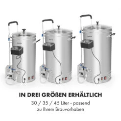 Brauheld Pro Maischekessel 2500W 35L 30-100°C Umwälzpumpe Edelstahl -Haushaltsgeräte 10034587 de 0007 logo