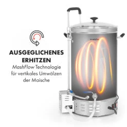 Brauheld Pro Maischekessel 3300W 45L 30-100°C Umwälzpumpe Edelstahl -Haushaltsgeräte 10034588 de 0004 logo