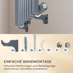 Delgado 160 X 45 Heizkörper 822W Warmwasser 1/2" 8-20m² Grau 11 Delgado 160 X 45 Heizkörper 822W Warmwasser 1/2" 8-20m² Grau -Haushaltsgeräte 10034598 de 0004 usp