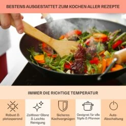 EasyCook Keramikkochfeld 6100W Drehregler Schwarz -Haushaltsgeräte 10034604 de 0005 usp