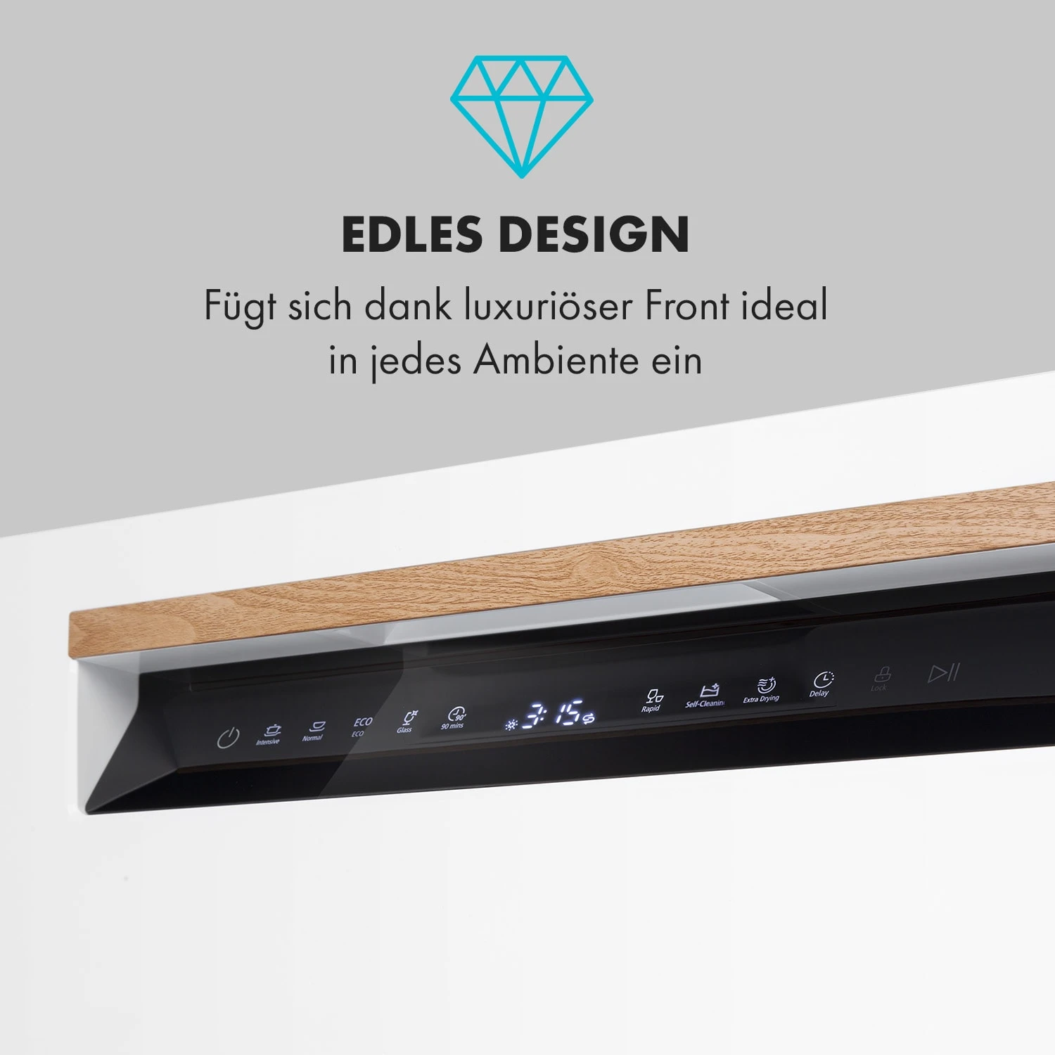 Lagoona Geschirrspülmaschine 1380W 6,5L 6 Gedecke Touch 8 Lagoona Geschirrspülmaschine 1380W 6,5L 6 Gedecke Touch – Bild 8