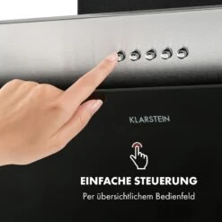Alessia Dunstabzugshaube Kopffreihaube 350 M³/h Push Control Schwarz -Haushaltsgeräte 10034717 de 0005 logo