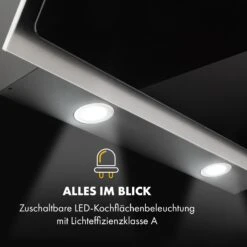 Alessia Dunstabzugshaube Kopffreihaube 350 M³/h Push Control Schwarz -Haushaltsgeräte 10034717 de 0007 logo