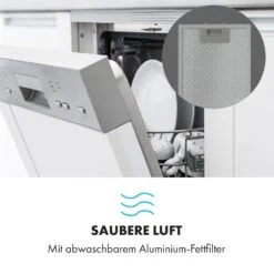 Alessia Dunstabzugshaube Kopffreihaube 350 M³/h Push Control Schwarz -Haushaltsgeräte 10034717 de 0008 logo