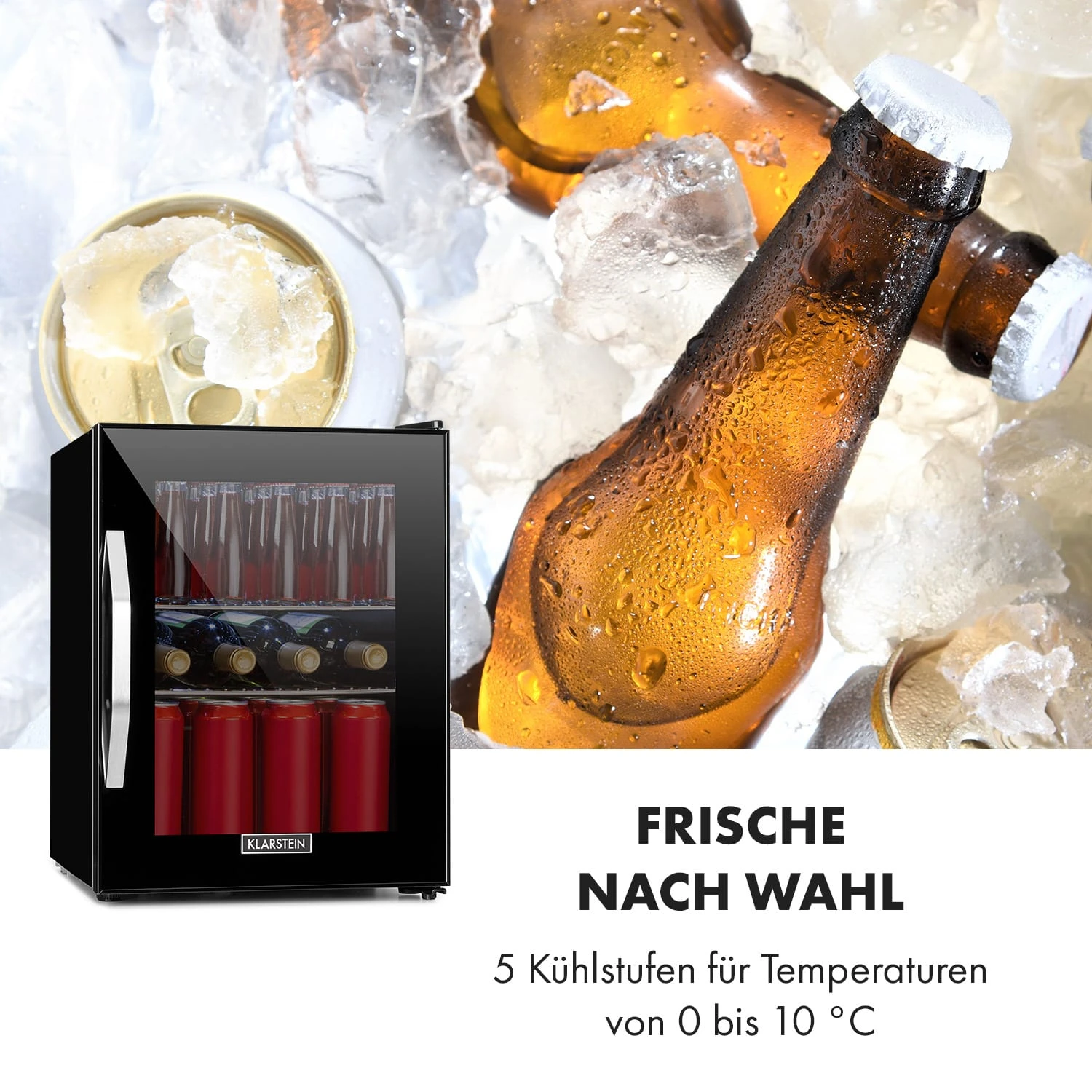 Beersafe M Onyx Kühlschrank 33 Liter 2 Böden Panoramaglastür 5 Beersafe M Onyx Kühlschrank 33 Liter 2 Böden Panoramaglastür – Bild 5