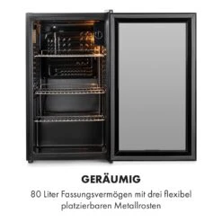 Beersafe XXL Onyx Kühlschrank 80 Liter 3 Böden Panoramaglastür 13 Beersafe XXL Onyx Kühlschrank 80 Liter 3 Böden Panoramaglastür -Haushaltsgeräte 10034848 de 0004 logo