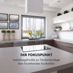 Structura Inselabzugshaube Abluft 641 M³/h Max. LED-Licht Edelstahl -Haushaltsgeräte 10034849 de 0005 logo