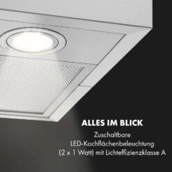 Structura Inselabzugshaube Abluft 641 M³/h Max. LED-Licht Edelstahl -Haushaltsgeräte 10034849 de 0006 logo