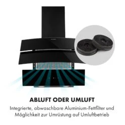 Antonia Dunstabzugshaube Kopffrei 60cm 350m³/h Touch-Bedienfeld Glas -Haushaltsgeräte 10034866 de 0003 logo