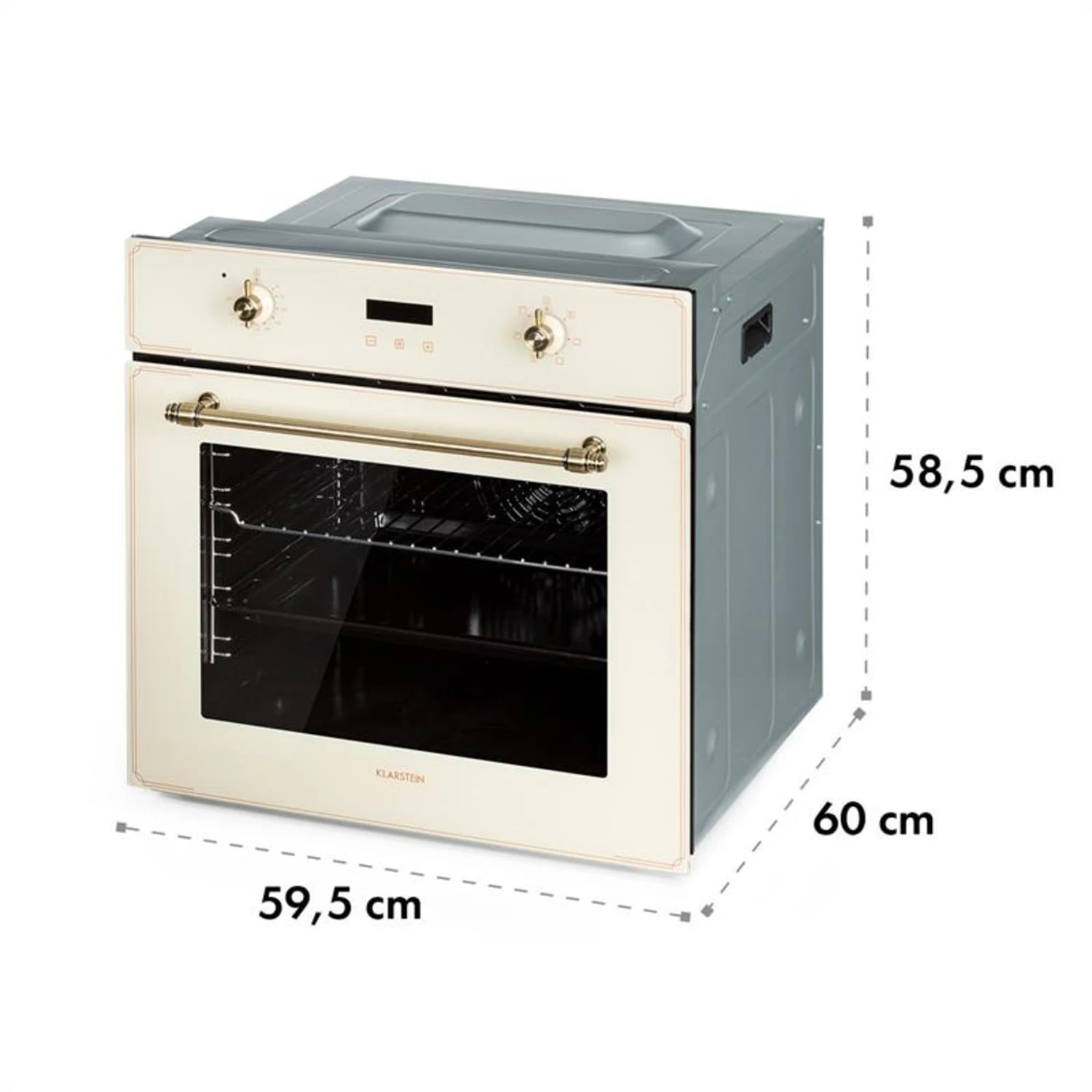 Elizabeth Einbaubackofen Retro 2200W 70L 50 - 250 °C Timer Display 8 Elizabeth Einbaubackofen Retro 2200W 70L 50 - 250 °C Timer Display – Bild 8