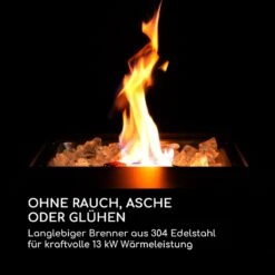 Sorrento Gasheizgerät 13kW Elektr Zündung Terrassentisch: 96,5x96,5 Cm -Haushaltsgeräte 10034882 de 0003 logo