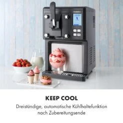 Sweet Sundae Eiscrememaschine Kompressor 1,5l Edelstahl Schwarz -Haushaltsgeräte 10034911 de 0006 logo