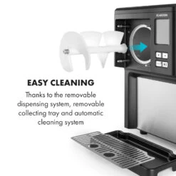 Sweet Sundae Eiscrememaschine Kompressor 1,5l Edelstahl Schwarz -Haushaltsgeräte 10034911 uk 0008 logo Klarstein Sahnehaeubchen Eiscrememaschine schwarz