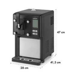 Sweet Sundae Eiscrememaschine Kompressor 1,5l Edelstahl Schwarz -Haushaltsgeräte 10034911 yy 0010 logo Klarstein Sahnehaeubchen Eiscrememaschine schwarz