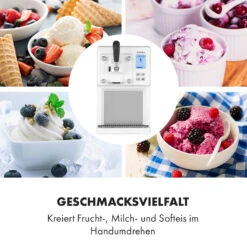 Sweet Sundae Eiscrememaschine Kompressor 1,5l Edelstahl Weiß -Haushaltsgeräte 10034912 de 0004 logo