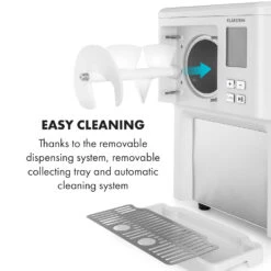 Sweet Sundae Eiscrememaschine Kompressor 1,5l Edelstahl Weiß -Haushaltsgeräte 10034912 uk 0008 logo Klarstein Sahnehaeubchen Eiscrememaschine weiss