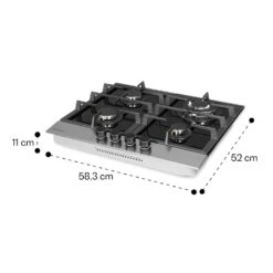 Alchemist 4 Zonen Gaskochfeld Aluminium-Brenner Glaskeramik Schwarz 17 Alchemist 4 Zonen Gaskochfeld Aluminium-Brenner Glaskeramik Schwarz -Haushaltsgeräte 10034969 yy 0011 dimensions
