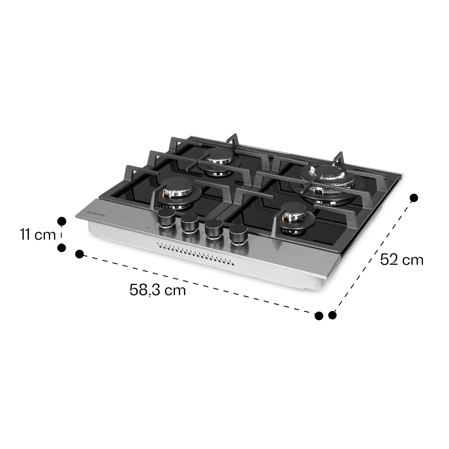 Alchemist 4 Zonen Gaskochfeld Aluminium-Brenner Glaskeramik Schwarz 9 Alchemist 4 Zonen Gaskochfeld Aluminium-Brenner Glaskeramik Schwarz – Bild 9