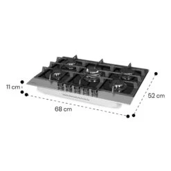Alchemist 5 Zonen Gaskochfeld Aluminium-Brenner Glaskeramik Schwarz 17 Alchemist 5 Zonen Gaskochfeld Aluminium-Brenner Glaskeramik Schwarz -Haushaltsgeräte 10034970 yy 0011 dimensions