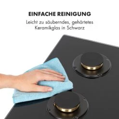 Goldflame 4 Gaskochfeld 4-flammig Messing-Brenner Glaskeramik Schwarz 17 Goldflame 4 Gaskochfeld 4-flammig Messing-Brenner Glaskeramik Schwarz -Haushaltsgeräte 10034972 de 0008 logo