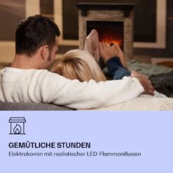 Etna Elektrokamin 1800W Wochentimer Fernbedienung LED -Haushaltsgeräte 10035043 de 0004 logo