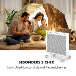 Klarstein Hot Spot Slimcurve Double Wave 2-in-1 Heizgerät 1000W Wochentimer Weiß -Haushaltsgeräte 10035059 de 0007 logo