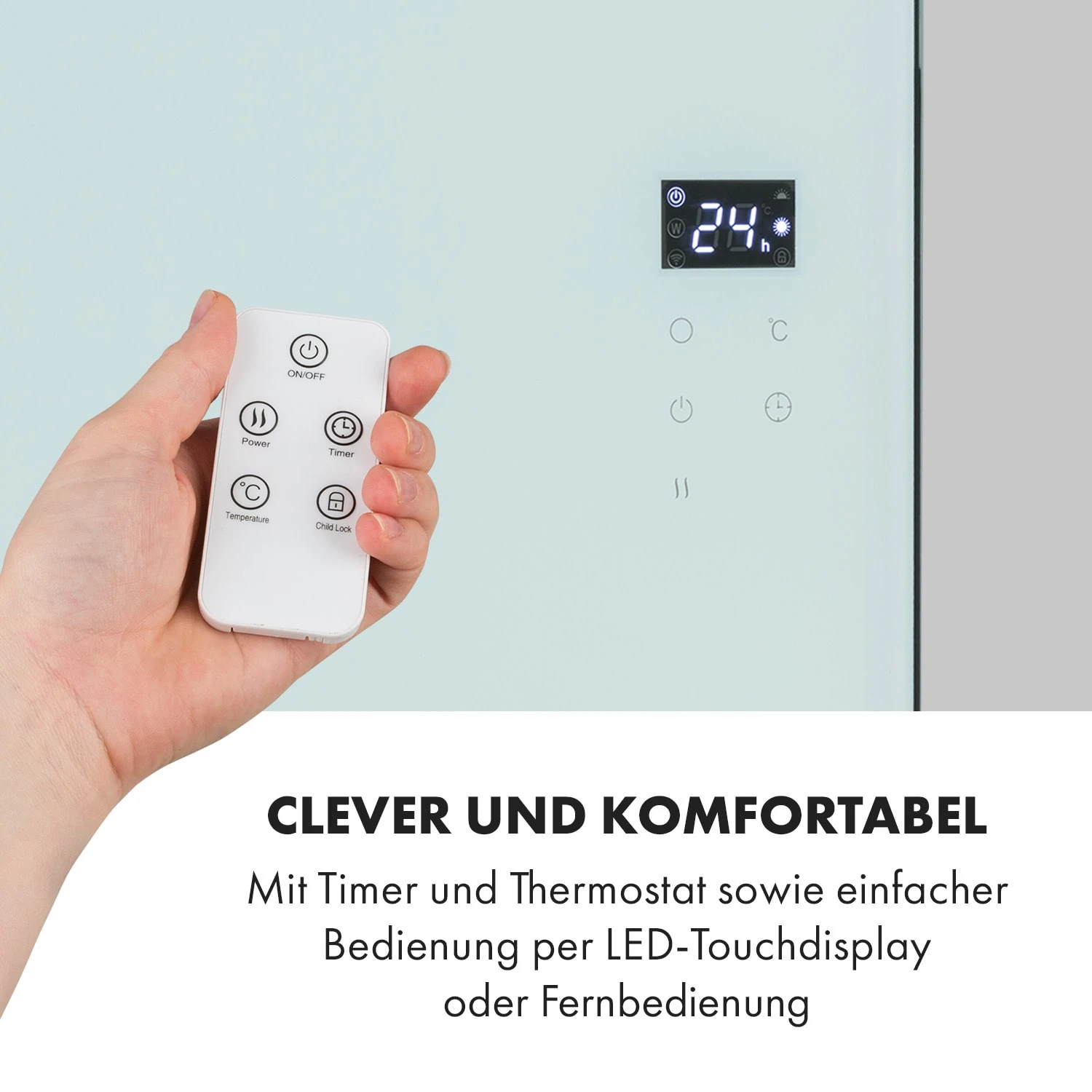 Hot Spot Crystal Spotless Smart Infrarotheizung 59x112cm 750W App-Steuerung 5 Hot Spot Crystal Spotless Smart Infrarotheizung 59x112cm 750W App-Steuerung – Bild 5