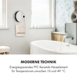 Hot Spot Pebble Heizlüfter 2000W Handtuchtrockner Timer Fernbedienung -Haushaltsgeräte 10035077 de 0008 logo