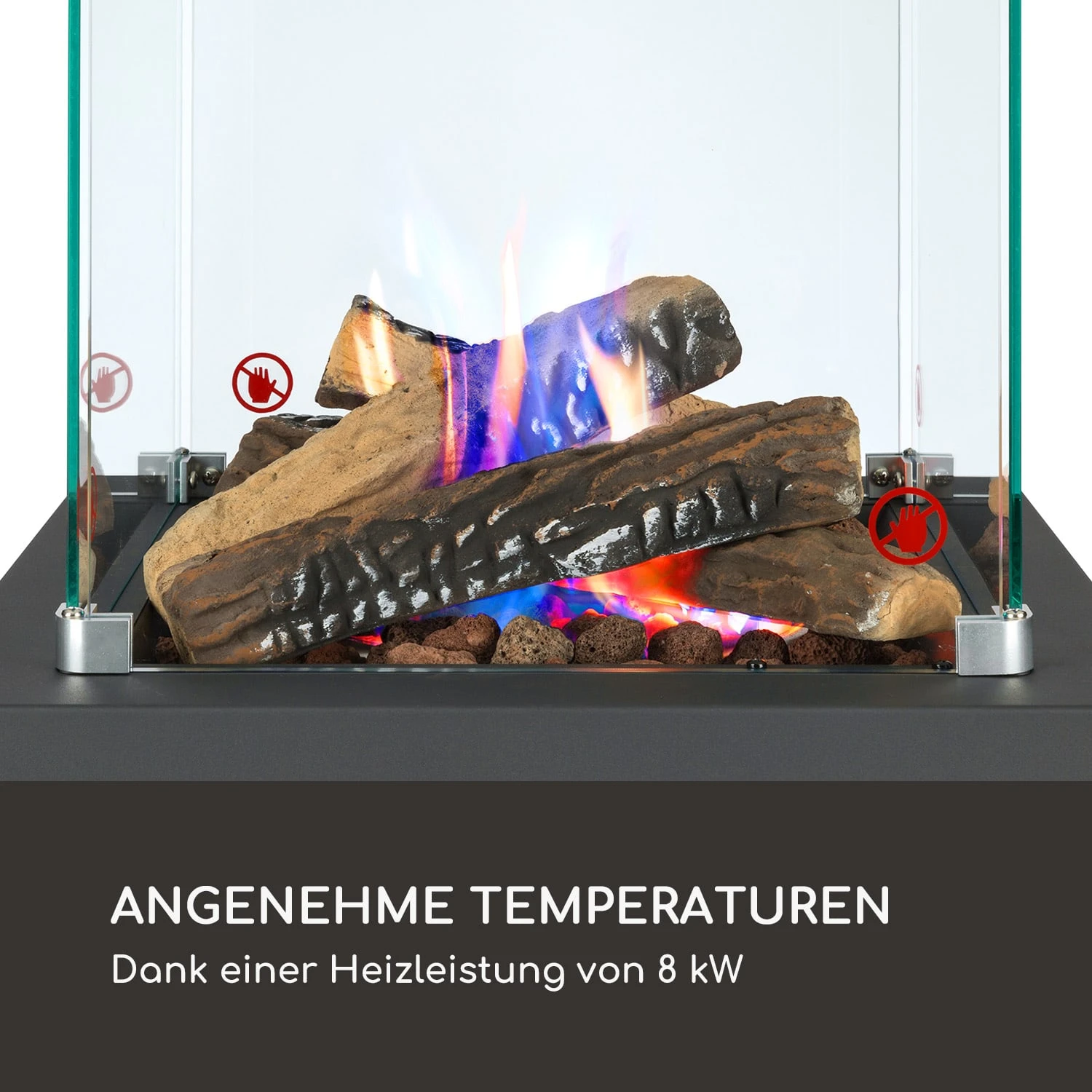 Flagranti Crystal View Gasheizstrahler 8kW Edelstahl 3 Flagranti Crystal View Gasheizstrahler 8kW Edelstahl – Bild 3