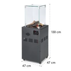 Flagranti Crystal View Gasheizstrahler 8kW Edelstahl 17 Flagranti Crystal View Gasheizstrahler 8kW Edelstahl -Haushaltsgeräte 10035094 yy 0009 logo Blumfeldt Flagranti Crystal View Gasheizer grau