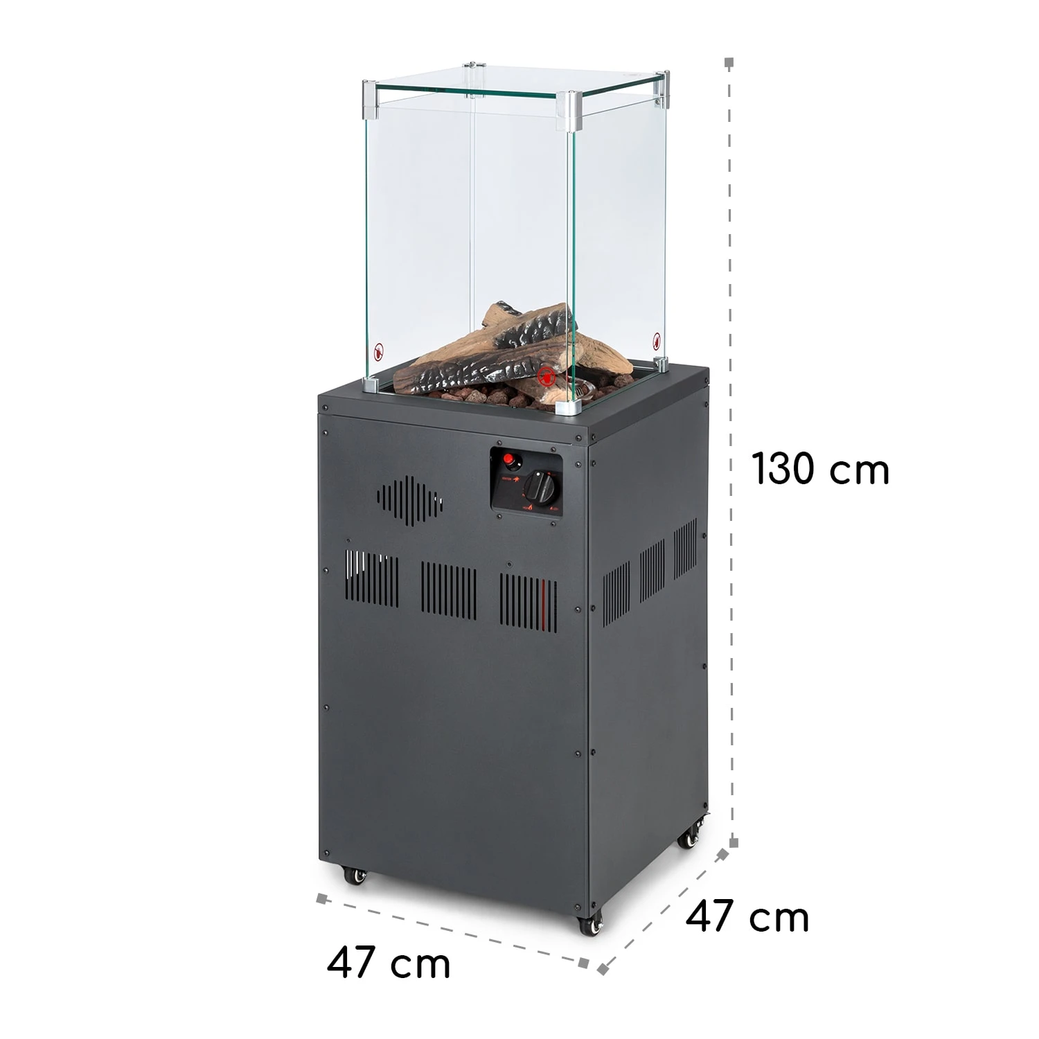 Flagranti Crystal View Gasheizstrahler 8kW Edelstahl 9 Flagranti Crystal View Gasheizstrahler 8kW Edelstahl – Bild 9