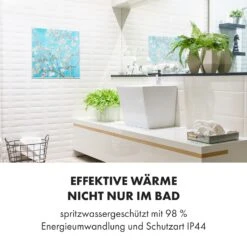 Wonderwall Air Art Smart Infrarotheizung 60x60cm 350W Wandinstallation App-Steuerung Mandelblüten -Haushaltsgeräte 10035112 de 0006 logo