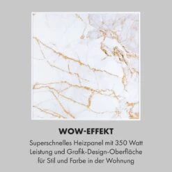 Wonderwall Air Art Smart Infrarotheizung 60x60cm 350W Wandinstallation App-Steuerung Marmor I -Haushaltsgeräte 10035115 de 0005 logo