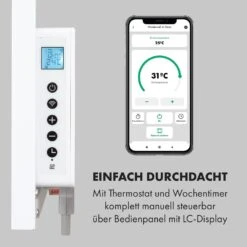 Wonderwall Air Art Smart Infrarotheizung 60x60cm 350W Wandinstallation App-Steuerung Marmor I -Haushaltsgeräte 10035115 de 0007 logo