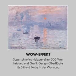 Wonderwall Air Art Smart Infrarotheizung 80x60cm 500W Wandmontage Sonnenaufgang -Haushaltsgeräte 10035125 de 0005 logo