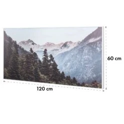 Wonderwall Air Art Smart Infrarotheizung 120x60cm 700W Wandinstallation App-Steuerung Berge -Haushaltsgeräte 10035129 yy 0009 logo Klarstein WonderwallAirArt Smart 700W60x120 Mntn