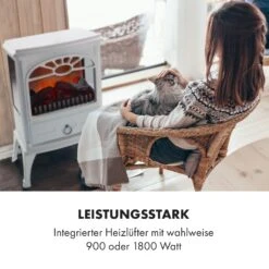 Leoben Elektrischer Kamin 900 / 1800 W Thermostat PanoramaView -Haushaltsgeräte 10035148 de 0003 logo