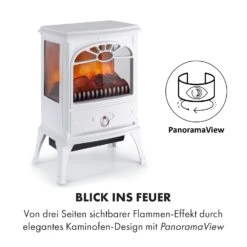 Leoben Elektrischer Kamin 900 / 1800 W Thermostat PanoramaView -Haushaltsgeräte 10035148 de 0007 logo