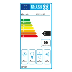Beretta Inselabzugshaube Ø35cm Ab-/Umluft 650m³/h LED Aktivkohlefilter -Haushaltsgeräte 10035166 energy label