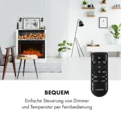 Mauna Loa Elektrokamin 2000 W LED-Flammen Fernbedienung Holzregal -Haushaltsgeräte 10035167 de 0004 logo