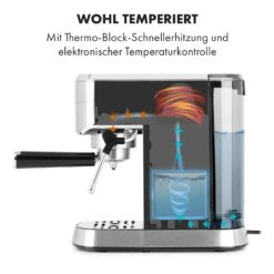Futura Espressomaker 20 Bar 1450 Watt 20 Bar Wassertank: 1,25 Liter Rostfreier Edelstahl -Haushaltsgeräte 10035183 de 0003 logo