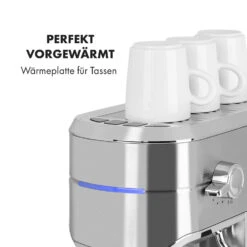 Futura Espressomaker 20 Bar 1450 Watt 20 Bar Wassertank: 1,25 Liter Rostfreier Edelstahl -Haushaltsgeräte 10035183 de 0008 logo