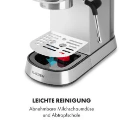 Futura Espressomaker 20 Bar 1450 Watt 20 Bar Wassertank: 1,25 Liter Rostfreier Edelstahl -Haushaltsgeräte 10035183 de 0009 logo